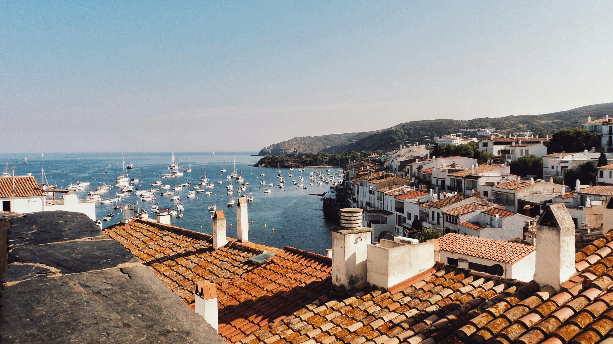 Costa Brava beach and coastal town