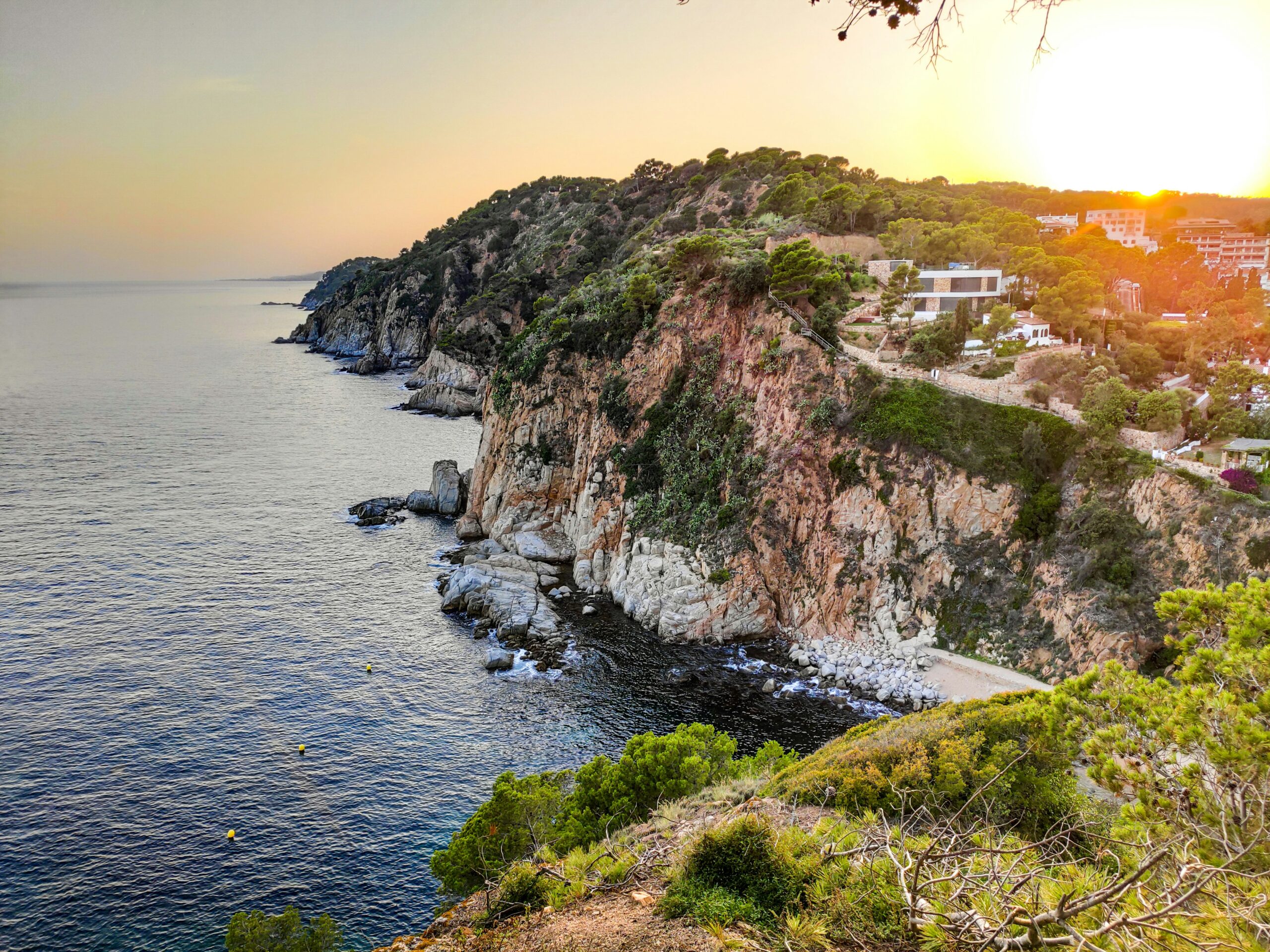 Mediterranean coastal landscape