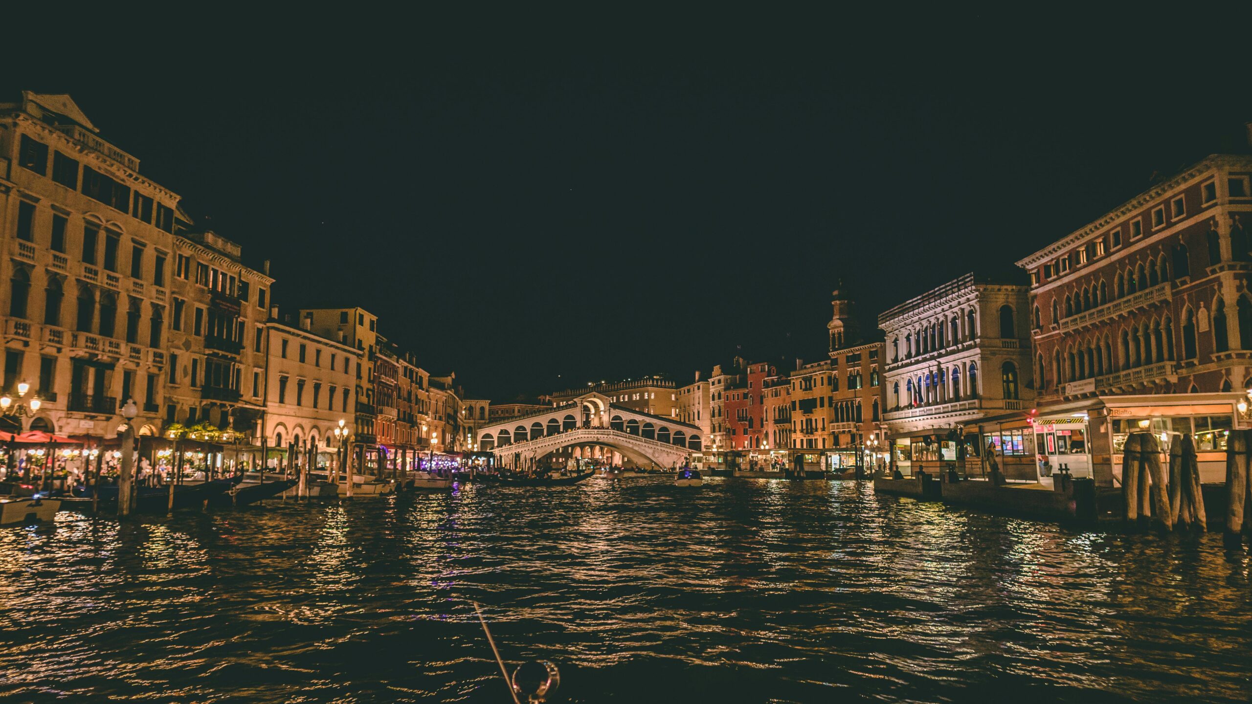 Venice Canal View during Carnival season
