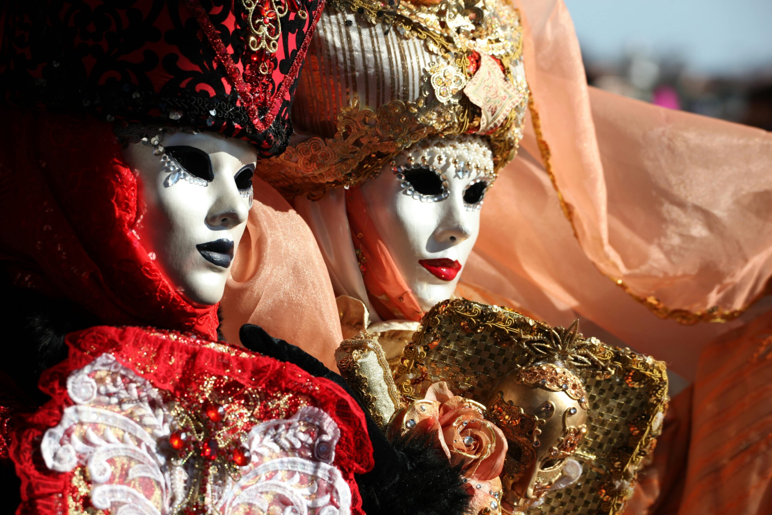 Venice Carnival masks and costumes