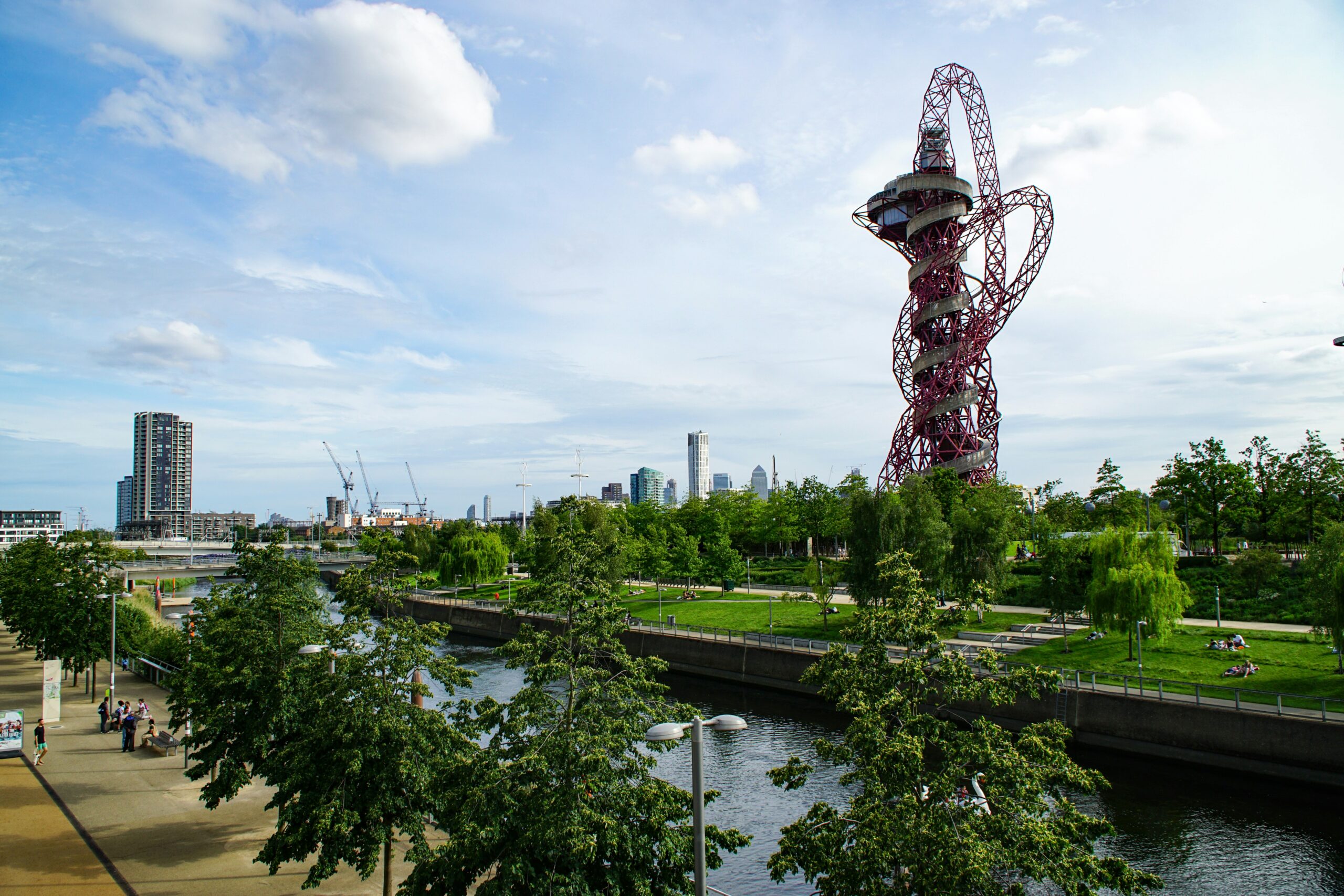 Serene London park with natural creative inspiration spaces