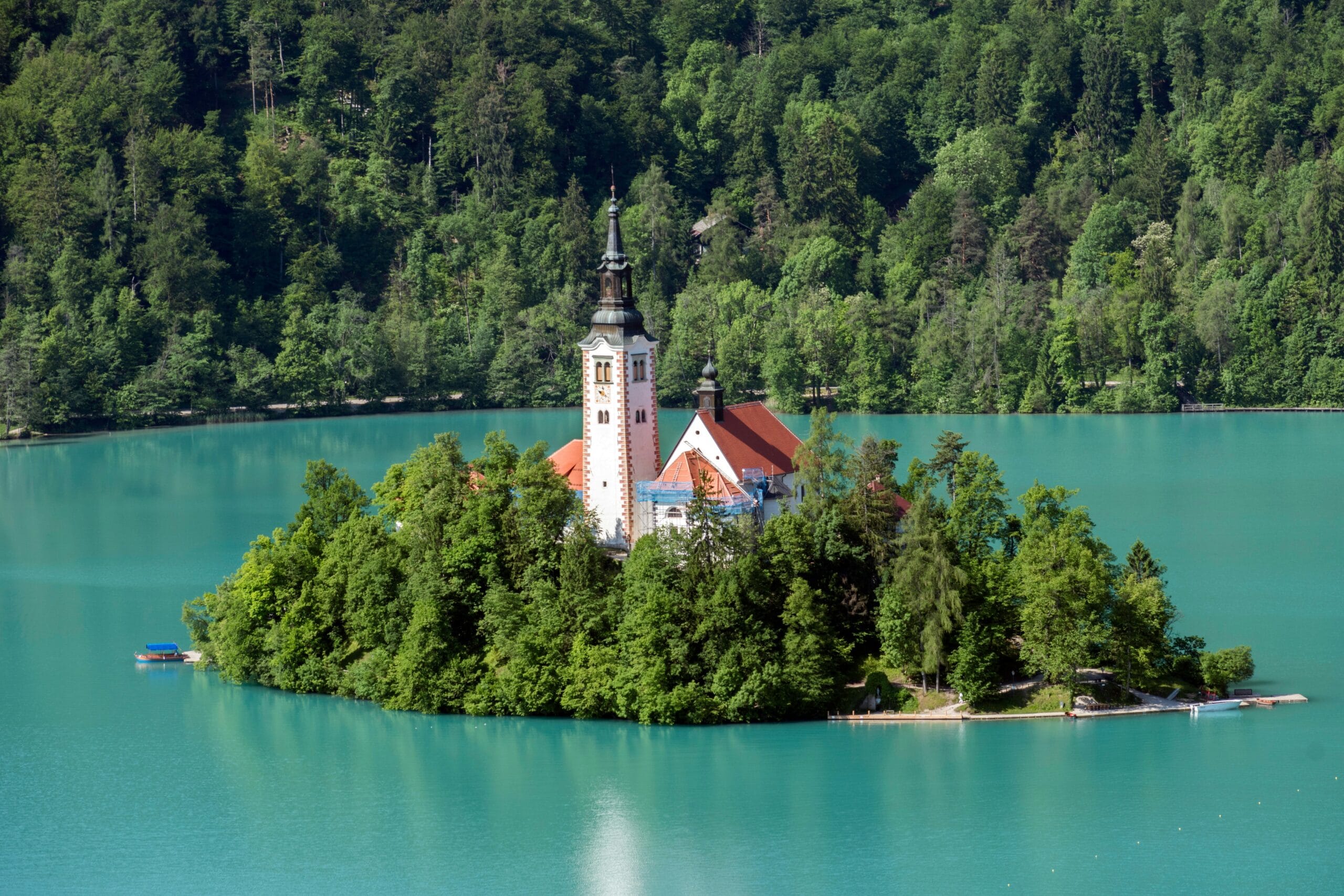 Lake Bled panoramic view