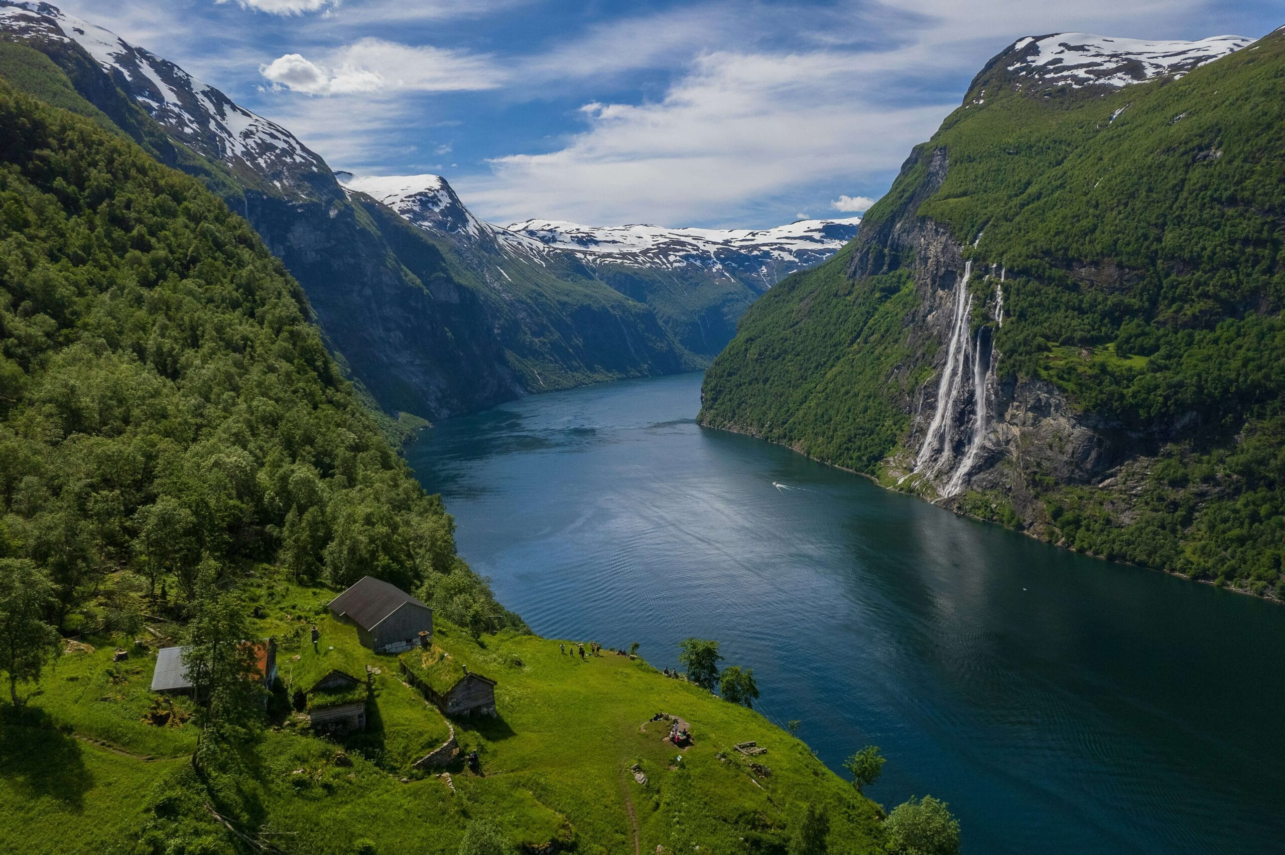 Norwegian Fjord Cruise Ship
