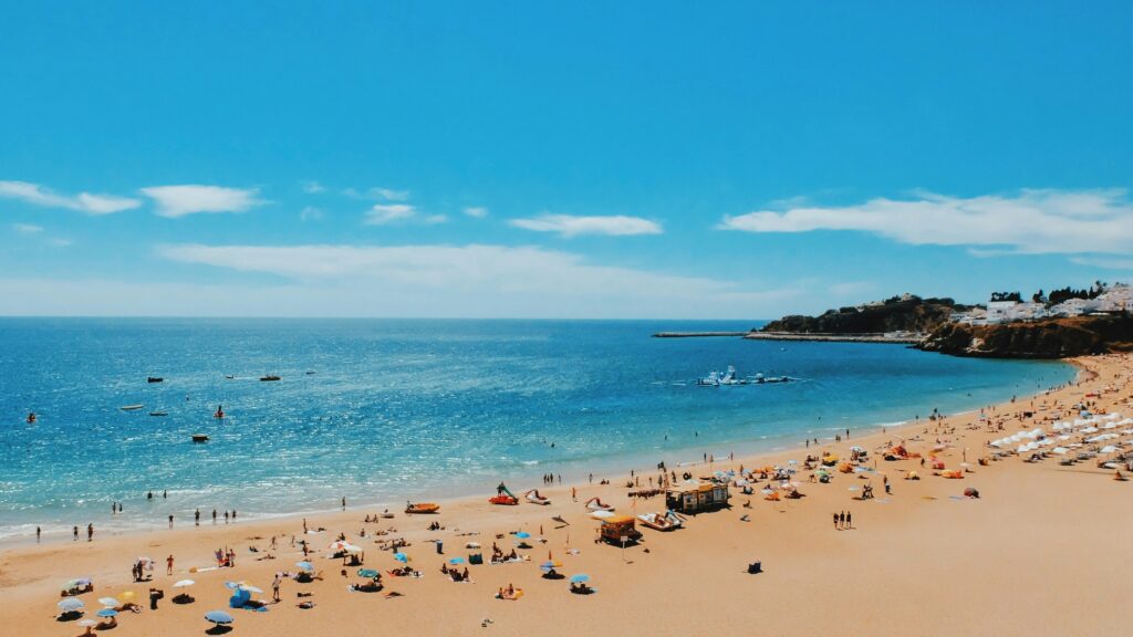 map of the algarve region portugal