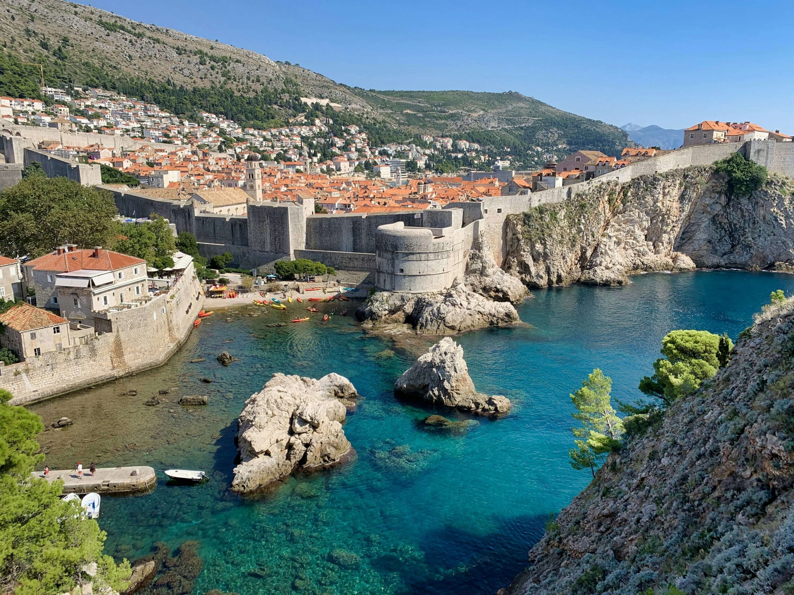 Luxury hotel overlooking Dubrovnik