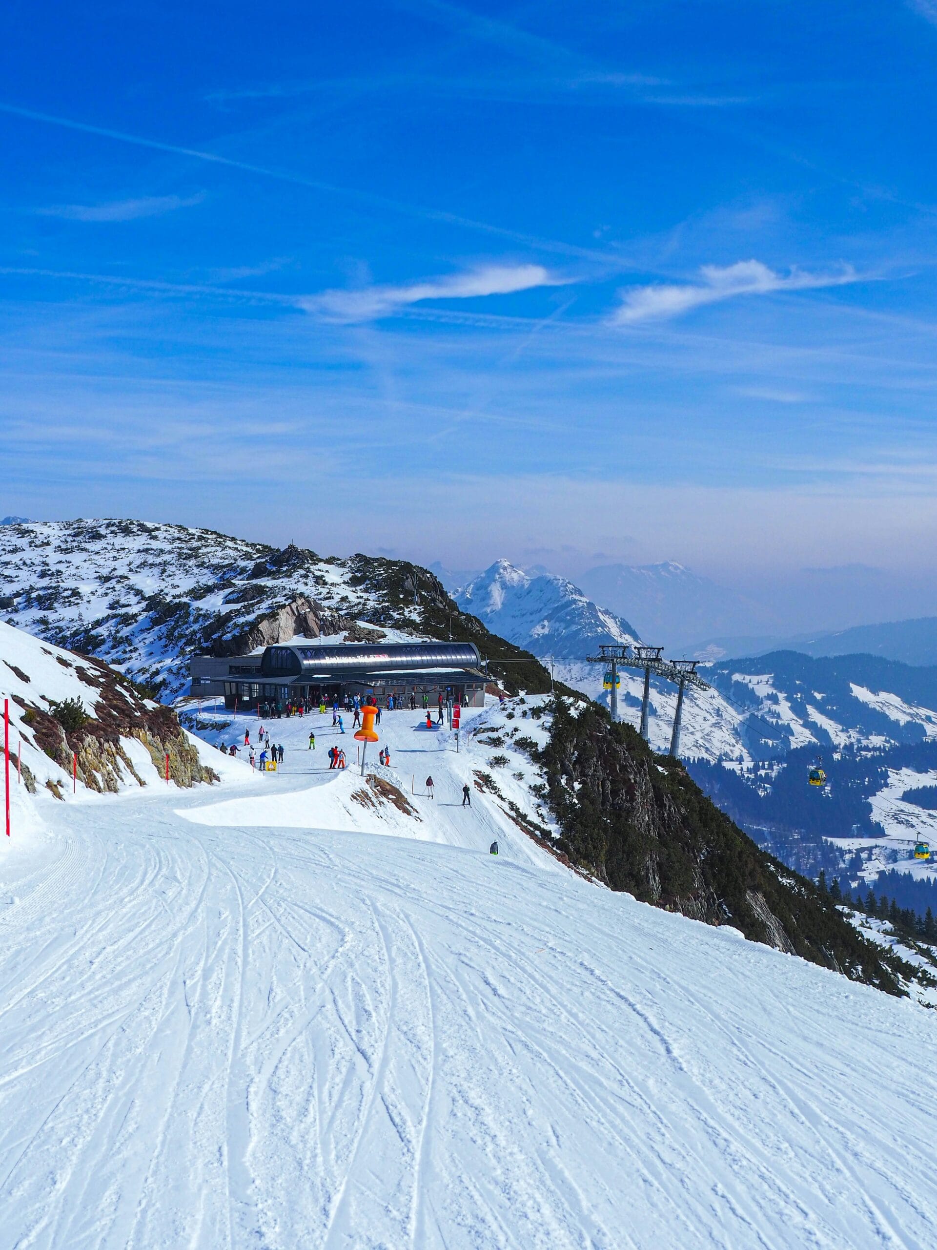 Austrian Alps ski resort