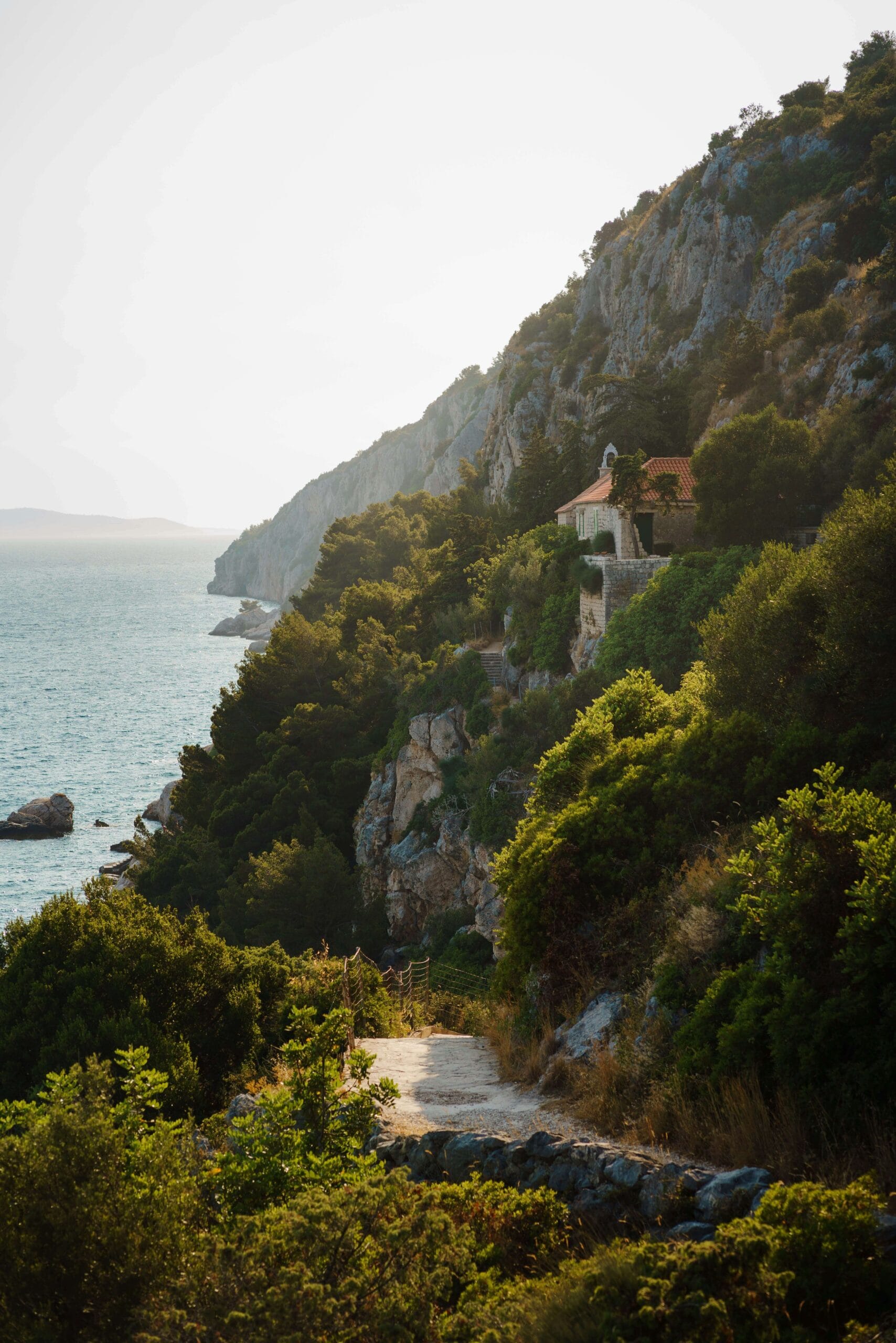 Dubrovnik city walls panoramic view