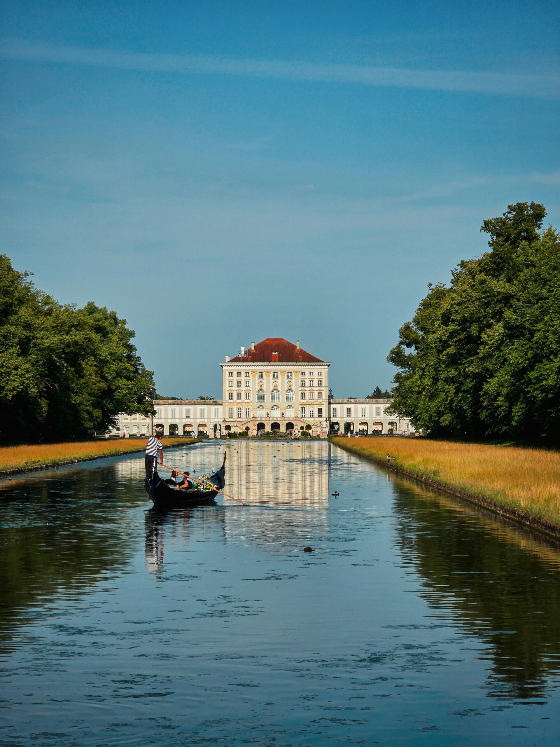 Magnificent Bavarian palace with baroque architecture